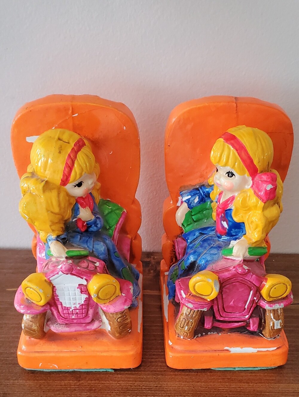 1970 Flower child Bookends Holiday Fair addition. N.Y.C
